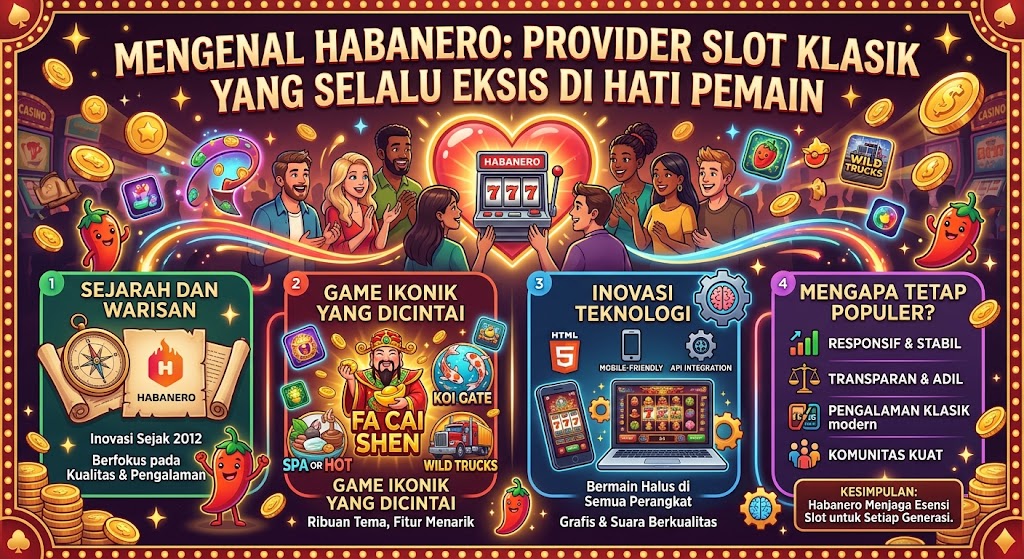 Mengenal Habanero: Provider Slot Klasik yang Selalu Eksis di Hati Pemain